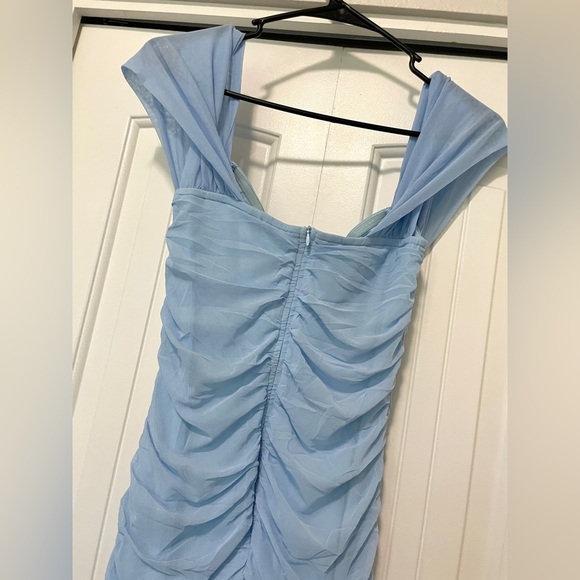 Ruched Bodycon Mini Dress - Picture 4 of 7